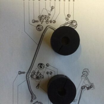 Stabilisatorgummi Hinterachse innen