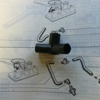 Anschluss Entlüftung Vergaser 3 Anschlüsse