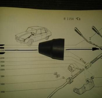 Schalthebel Gummimuffe oben