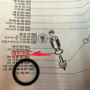 Dichtring Tachoantrieb