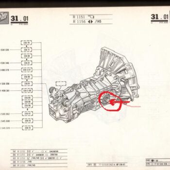 Dichtring O-Ring Differenzialachse