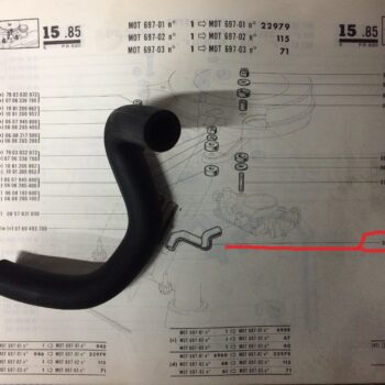 Schlauch Kurbelgehäuse - Entlüftung R1150