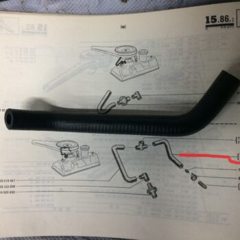Kurbelgehäuse-Entlüftung Schlauch R1152