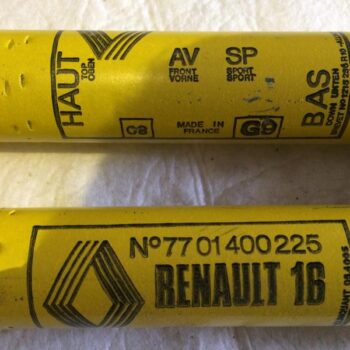 Stoßdämpfer vorne gelb Sport Original NOS