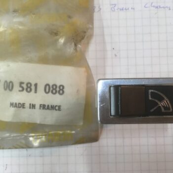 Wischerschalter 1 stufig Chrom/schwarz