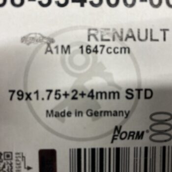 Kolbenring-Satz 1647ccm TX / TA Motor 841 / 843