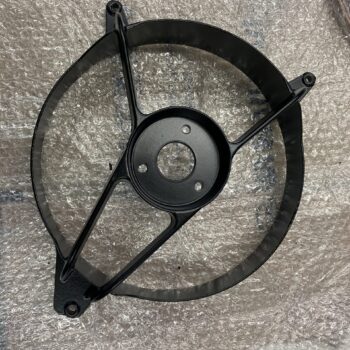 Kühlerlüfter Rahmen / Zarge Alu matt schwarz pulverbeschichtet  2. Serie (großer Kühler)