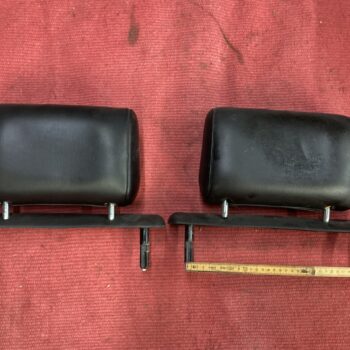 Kopfstützen Paar schwarz Skai