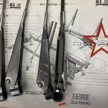 Wischerarm verchromt Stecksystem  ( Gebrauchtteil ) SEV Marshall